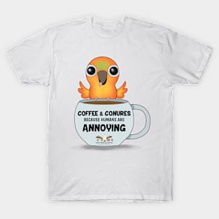 Coffee & Sun Conures! T-Shirt